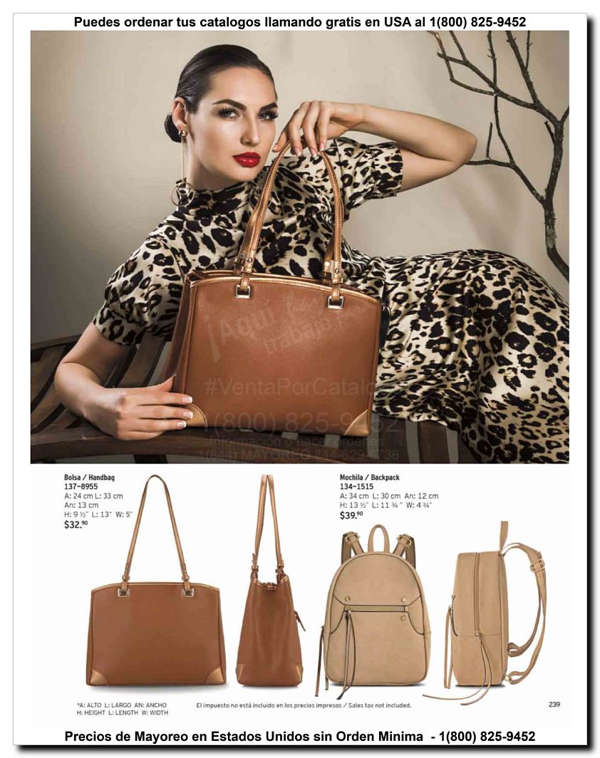 Llamanos al 1(800) 825-9452<br>Catalogos USA<br>(22 of 47)