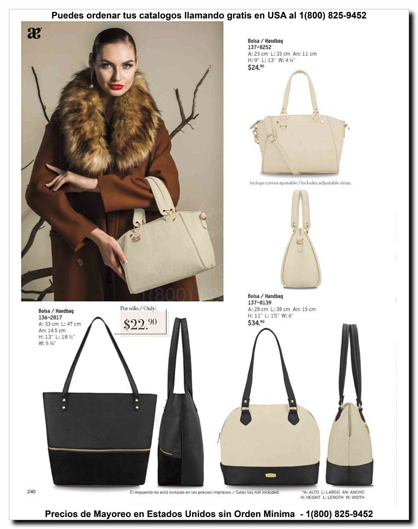 Llamanos al 1(800) 825-9452<br>Catalogos USA<br>(23 of 47)