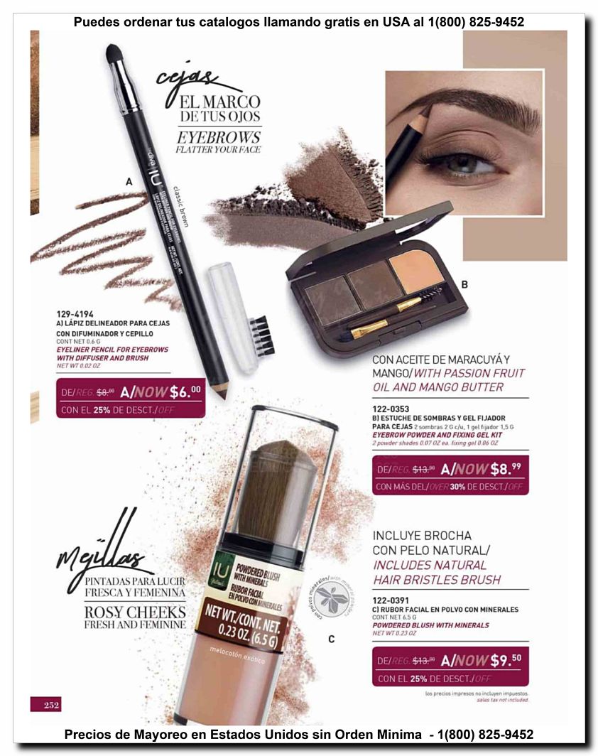 Llamanos al 1(800) 825-9452<br>Catalogos USA<br>(35 of 47)