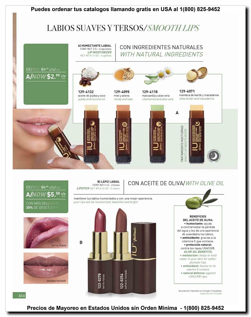 Llamanos al 1(800) 825-9452<br>Catalogos USA<br>(37 of 47)