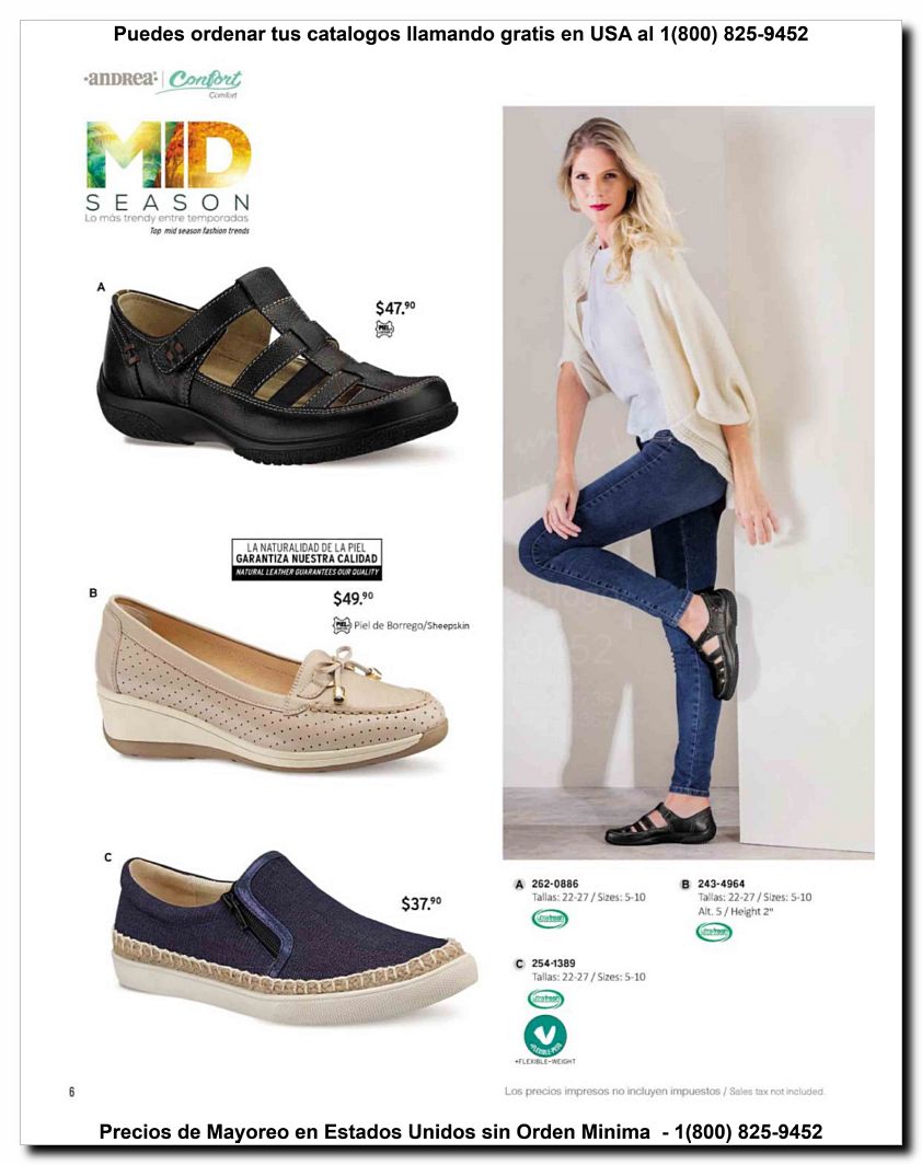 Llamanos al 1(800) 825-9452<br>Catalogos USA<br>(6 of 59)