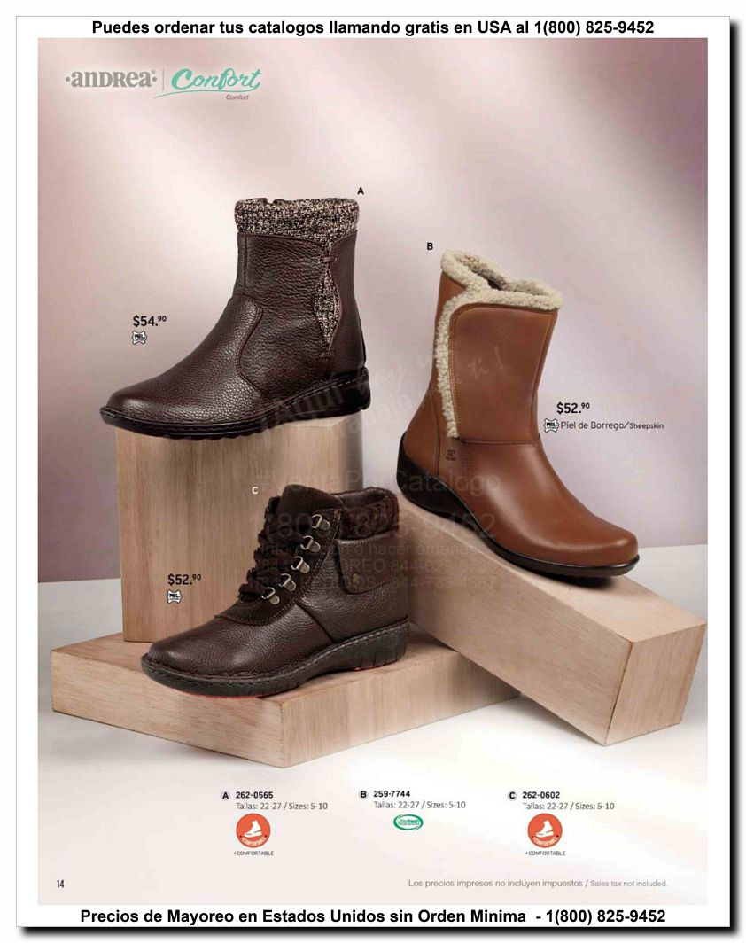 Llamanos al 1(800) 825-9452<br>Catalogos USA<br>(14 of 59)