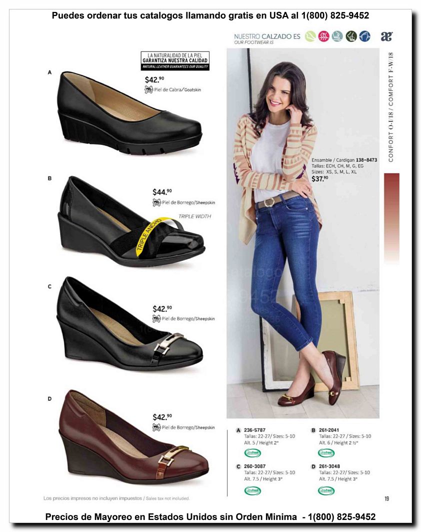 Llamanos al 1(800) 825-9452<br>Catalogos USA<br>(19 of 59)