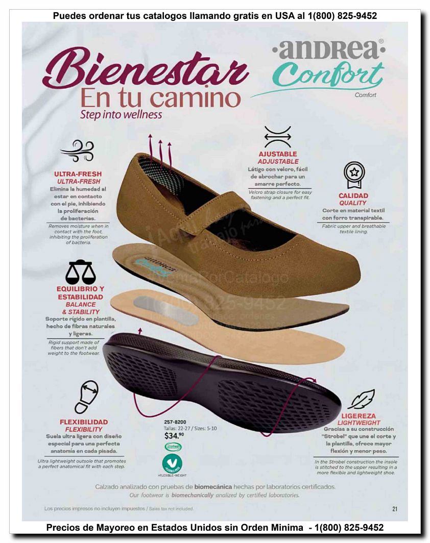 Llamanos al 1(800) 825-9452<br>Catalogos USA<br>(21 of 59)