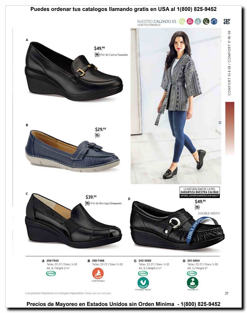 Llamanos al 1(800) 825-9452<br>Catalogos USA<br>(27 of 59)