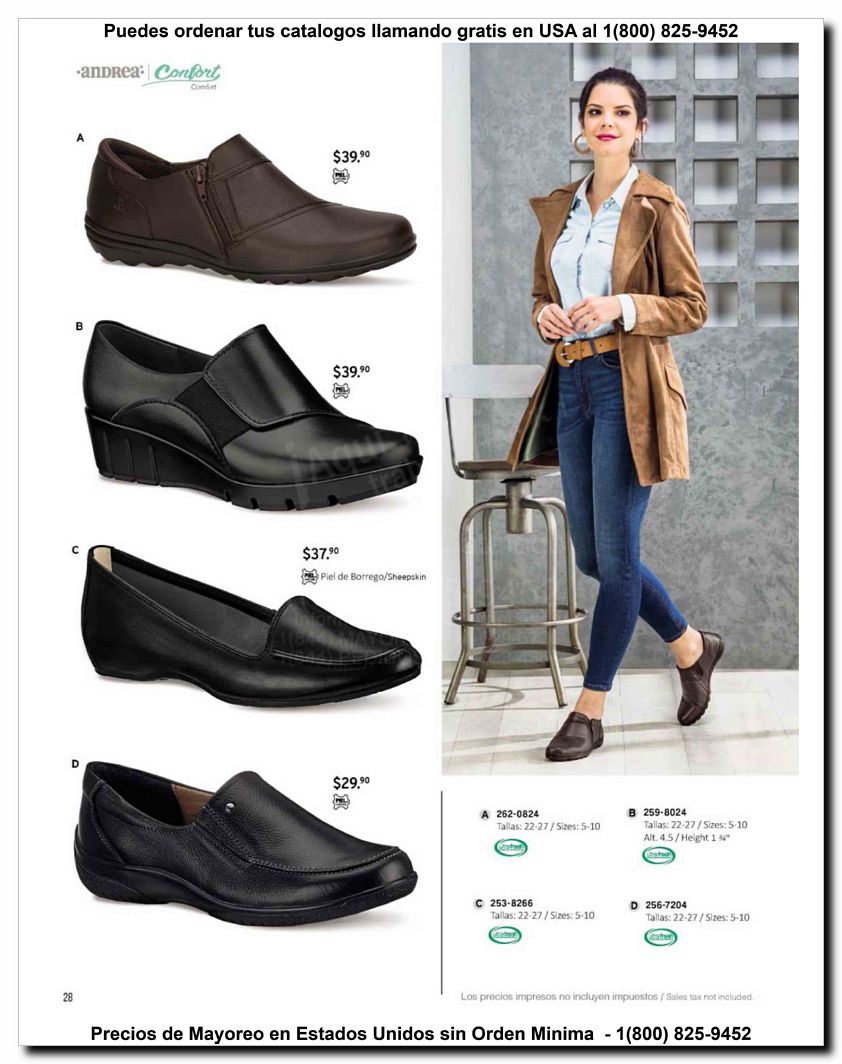 Llamanos al 1(800) 825-9452<br>Catalogos USA<br>(28 of 59)