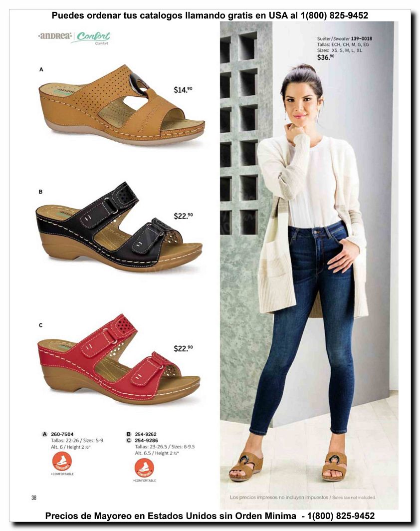 Llamanos al 1(800) 825-9452<br>Catalogos USA<br>(38 of 59)