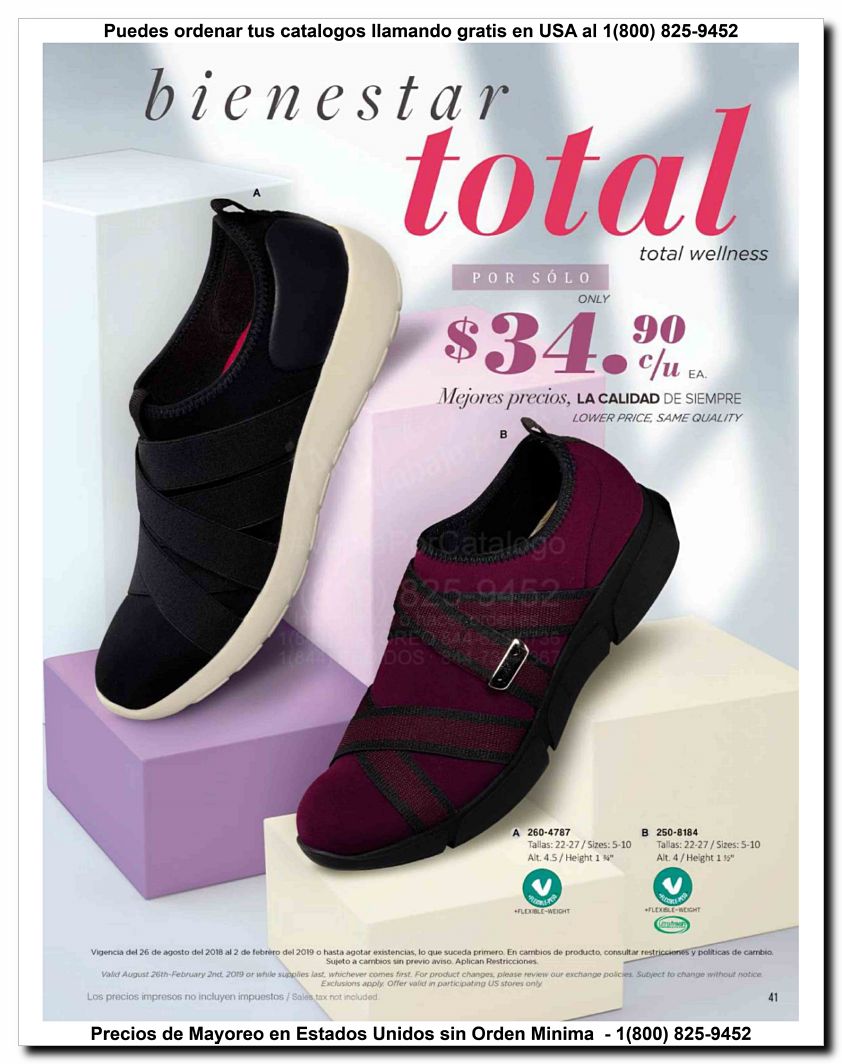 Llamanos al 1(800) 825-9452<br>Catalogos USA<br>(41 of 59)