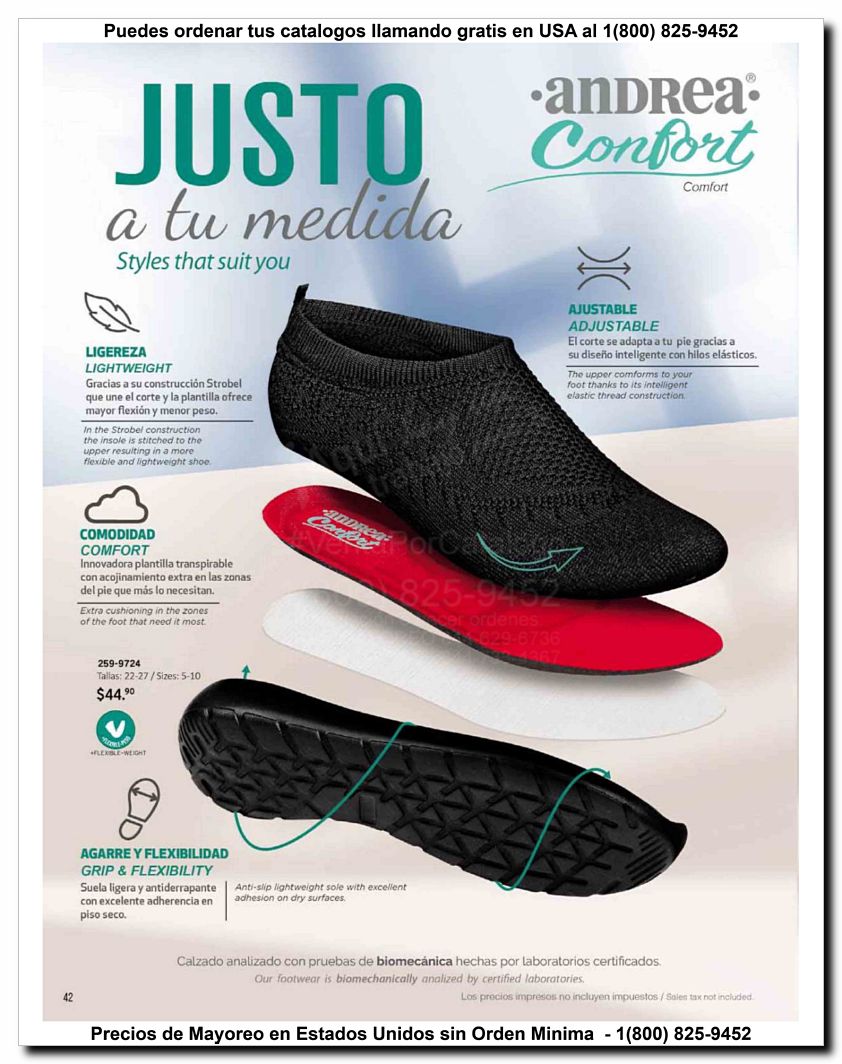 Llamanos al 1(800) 825-9452<br>Catalogos USA<br>(42 of 59)