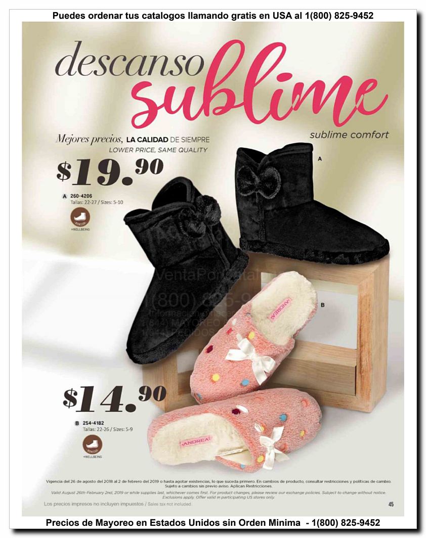 Llamanos al 1(800) 825-9452<br>Catalogos USA<br>(45 of 59)
