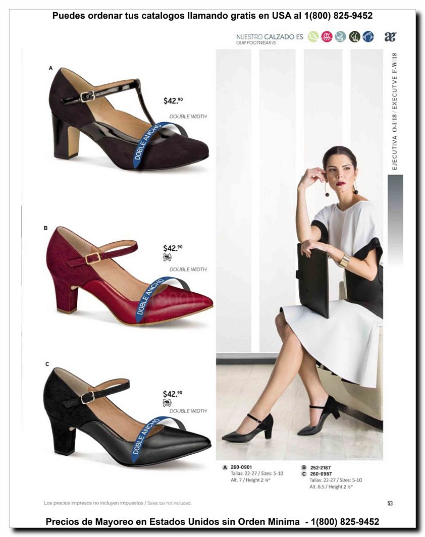 Llamanos al 1(800) 825-9452<br>Catalogos USA<br>(53 of 59)