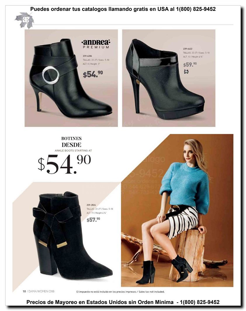 Llamanos al 1(800) 825-9452<br>Catalogos USA<br>(10 of 187)