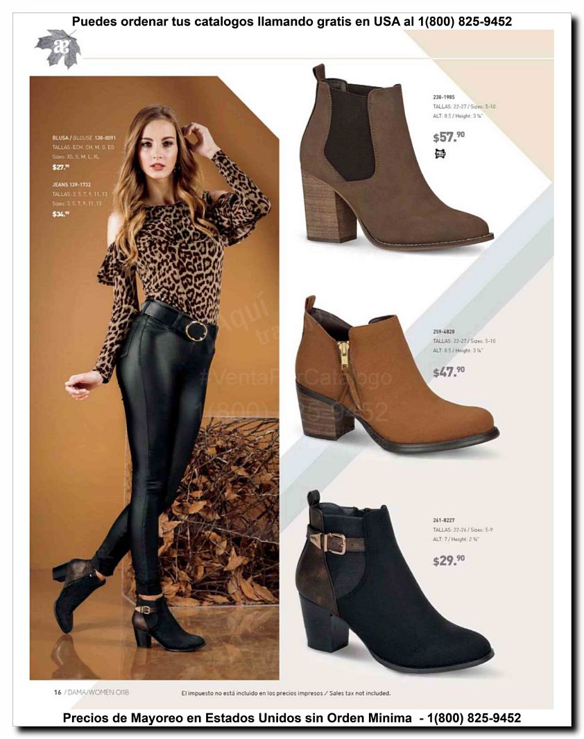Llamanos al 1(800) 825-9452<br>Catalogos USA<br>(16 of 187)