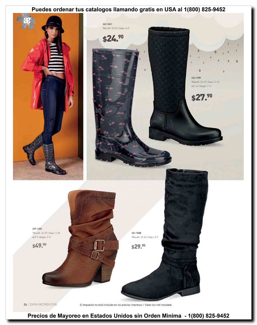Llamanos al 1(800) 825-9452<br>Catalogos USA<br>(24 of 187)