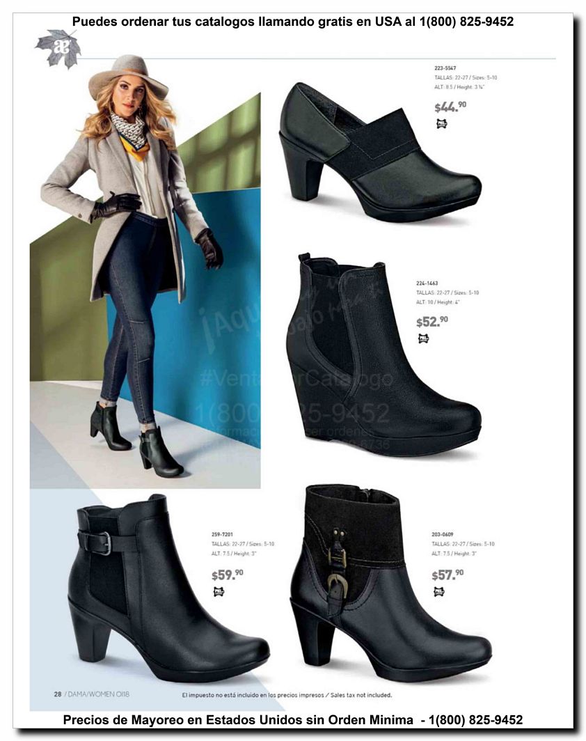 Llamanos al 1(800) 825-9452<br>Catalogos USA<br>(28 of 187)