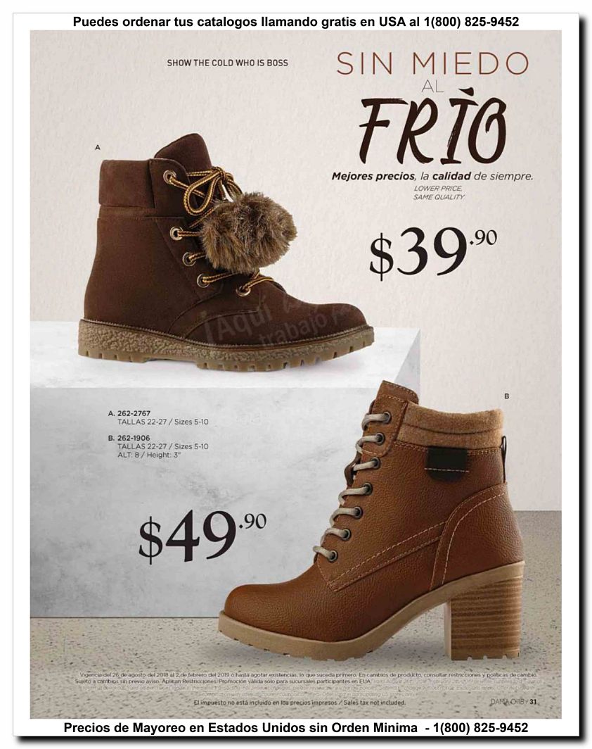 Llamanos al 1(800) 825-9452<br>Catalogos USA<br>(31 of 187)