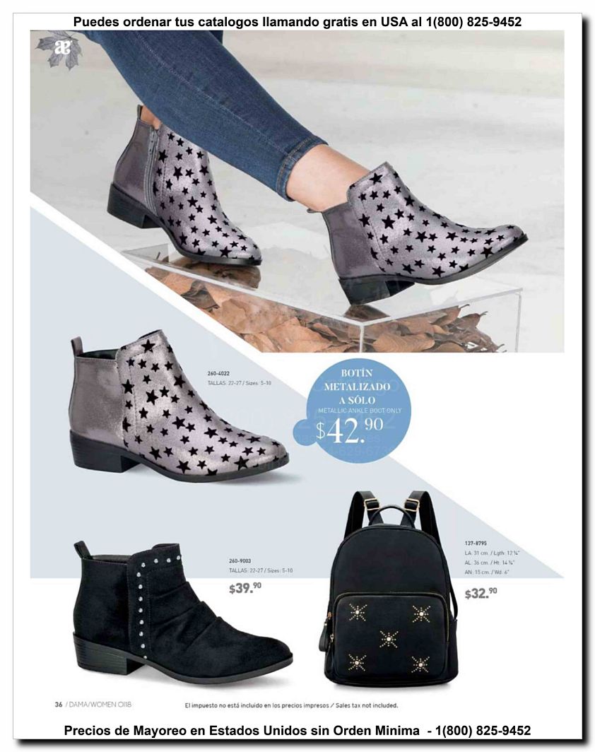 Llamanos al 1(800) 825-9452<br>Catalogos USA<br>(36 of 187)