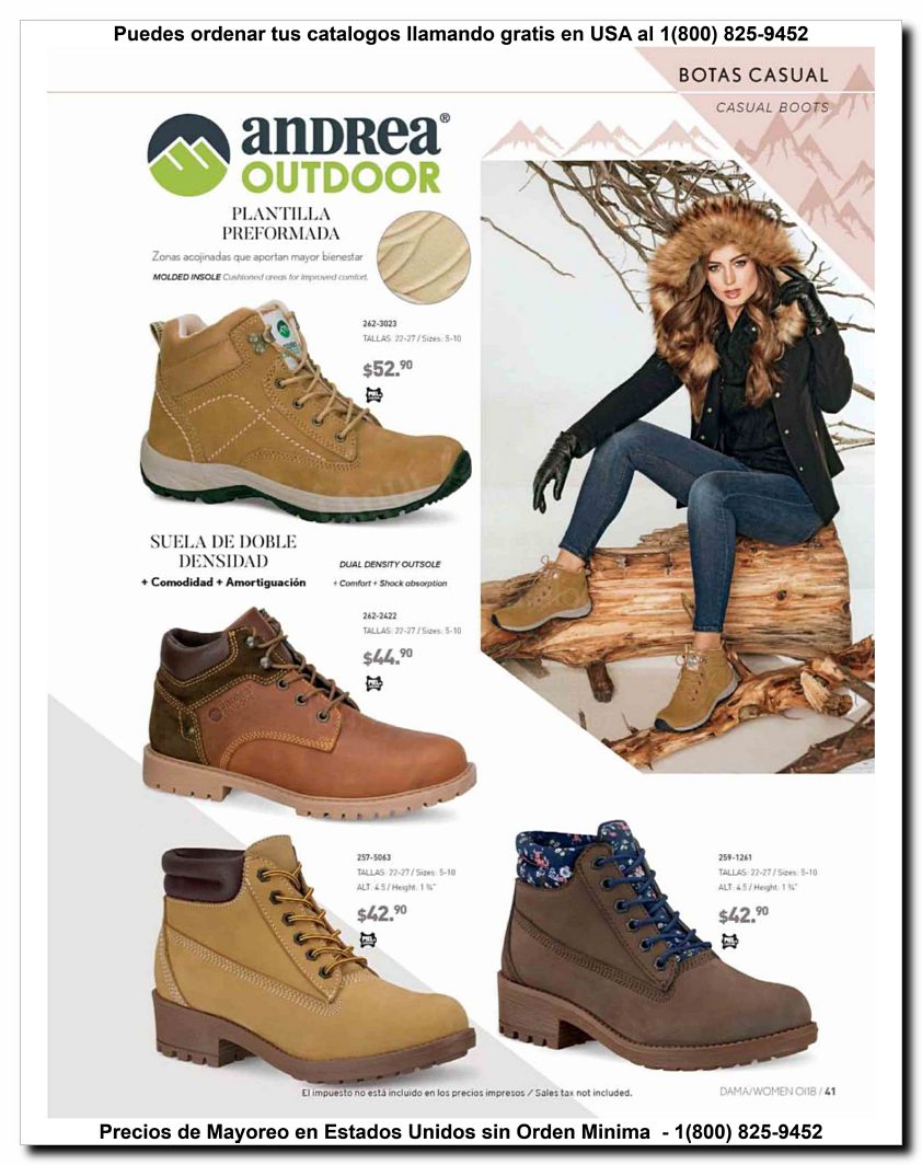 Llamanos al 1(800) 825-9452<br>Catalogos USA<br>(41 of 187)