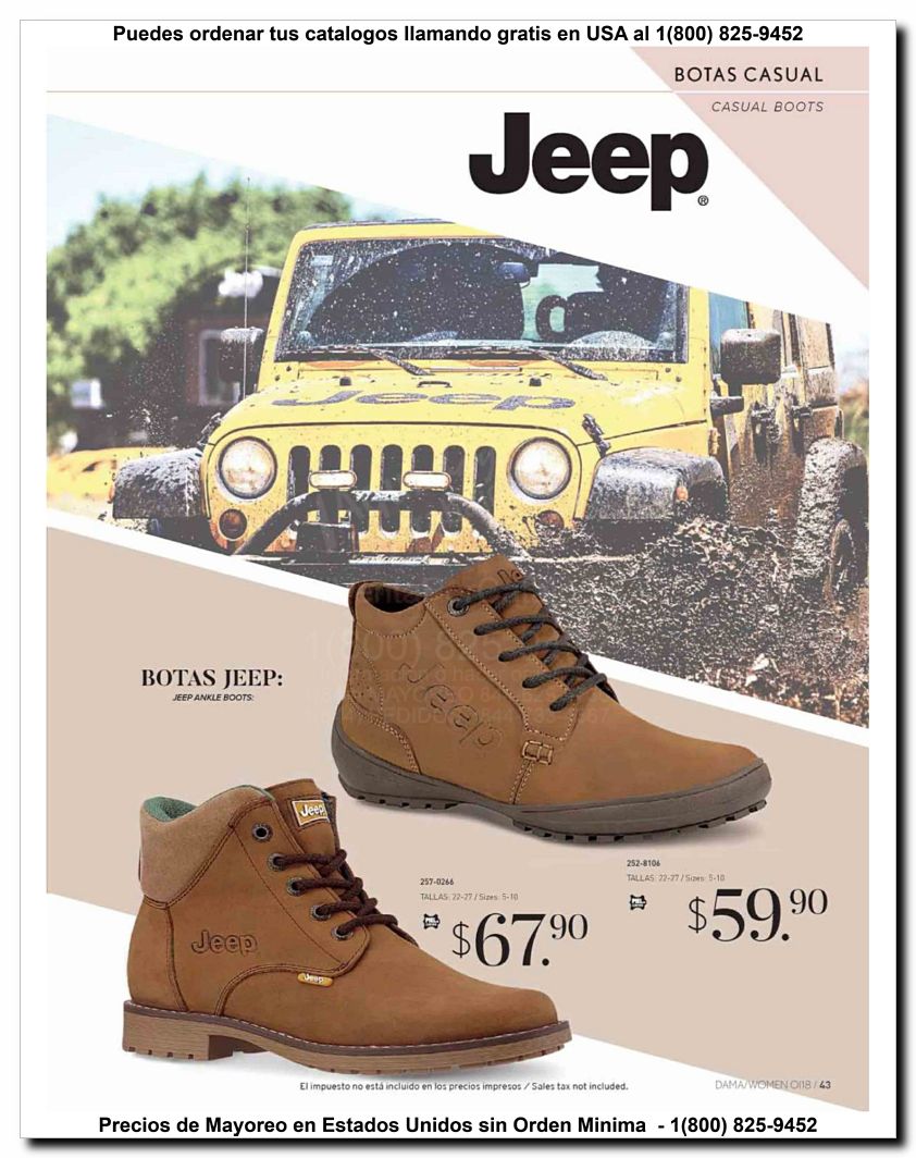 Llamanos al 1(800) 825-9452<br>Catalogos USA<br>(43 of 187)