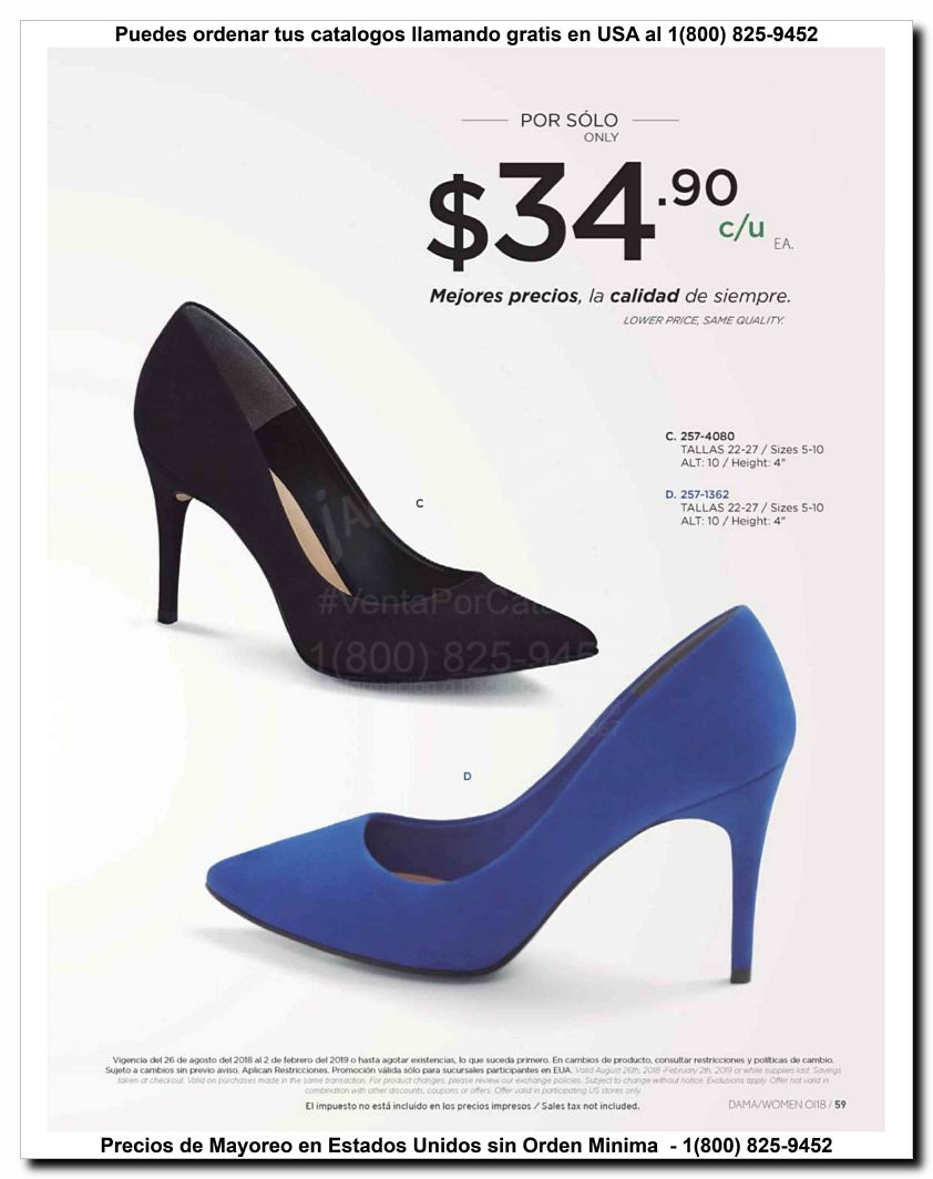 Llamanos al 1(800) 825-9452<br>Catalogos USA<br>(59 of 187)