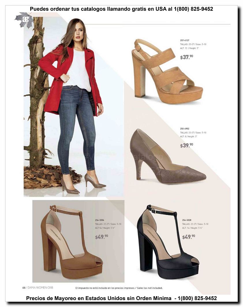 Llamanos al 1(800) 825-9452<br>Catalogos USA<br>(66 of 187)