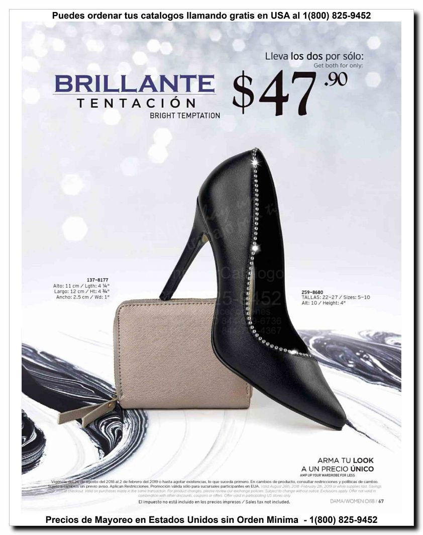 Llamanos al 1(800) 825-9452<br>Catalogos USA<br>(67 of 187)