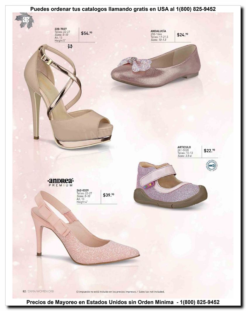 Llamanos al 1(800) 825-9452<br>Catalogos USA<br>(82 of 187)