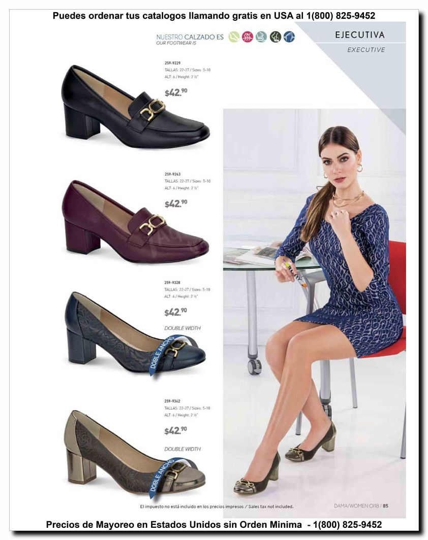 Llamanos al 1(800) 825-9452<br>Catalogos USA<br>(85 of 187)