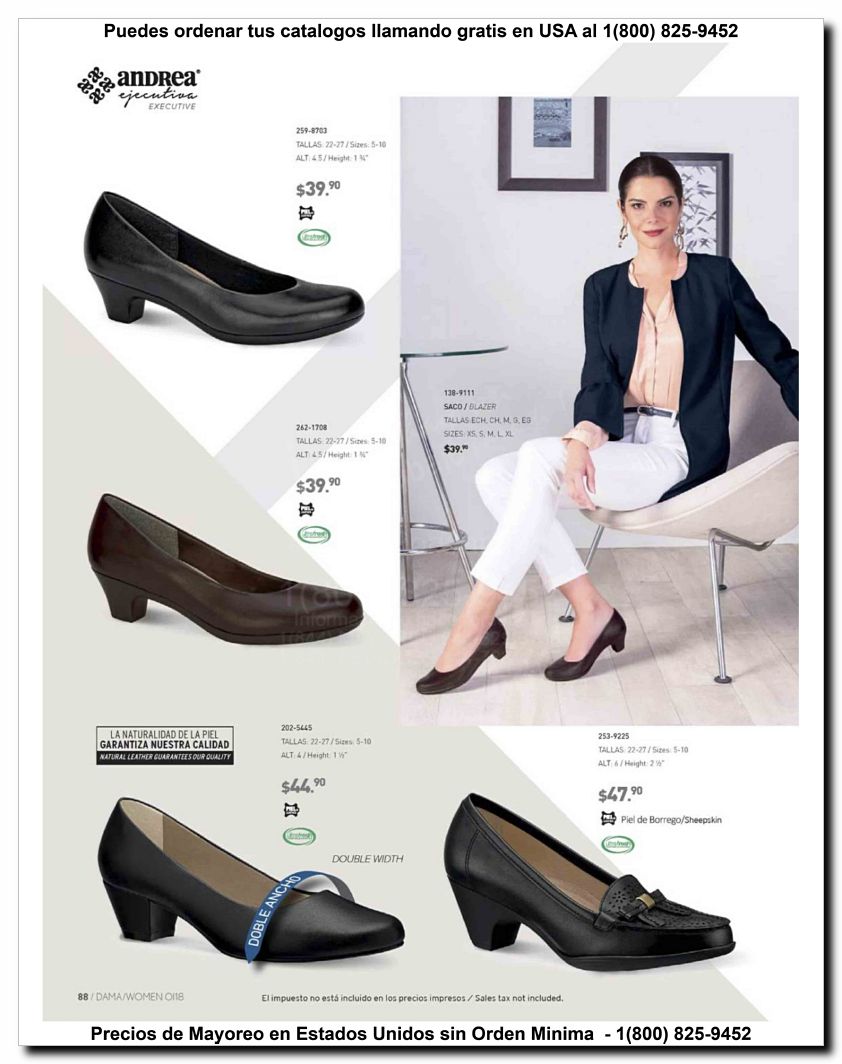 Llamanos al 1(800) 825-9452<br>Catalogos USA<br>(88 of 187)