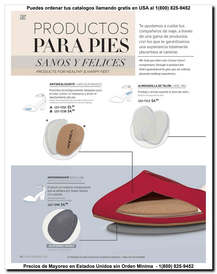 Llamanos al 1(800) 825-9452<br>Catalogos USA<br>(92 of 187)