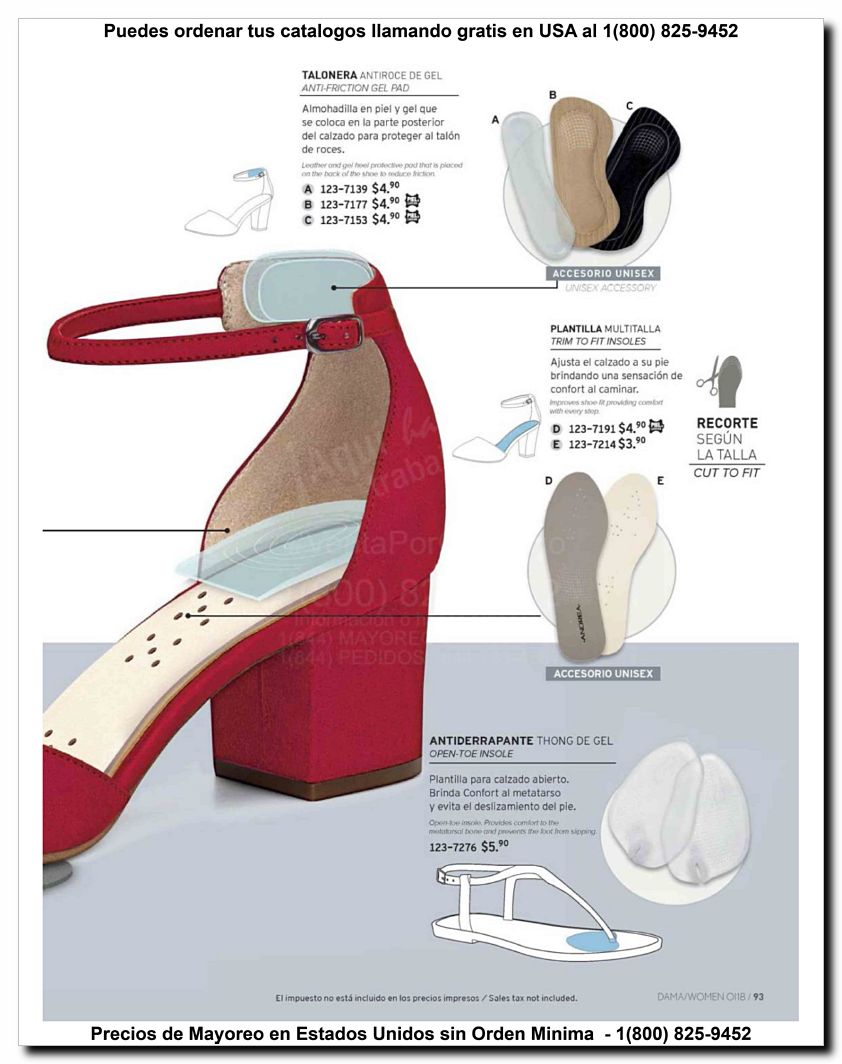 Llamanos al 1(800) 825-9452<br>Catalogos USA<br>(93 of 187)