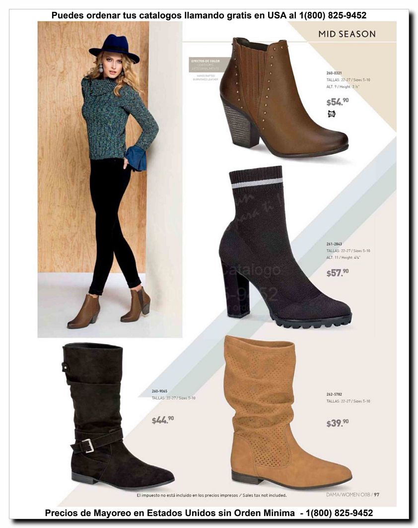 Llamanos al 1(800) 825-9452<br>Catalogos USA<br>(97 of 187)