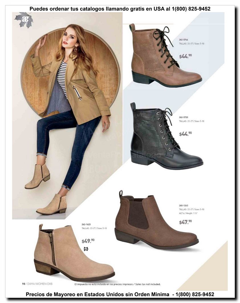 Llamanos al 1(800) 825-9452<br>Catalogos USA<br>(98 of 187)