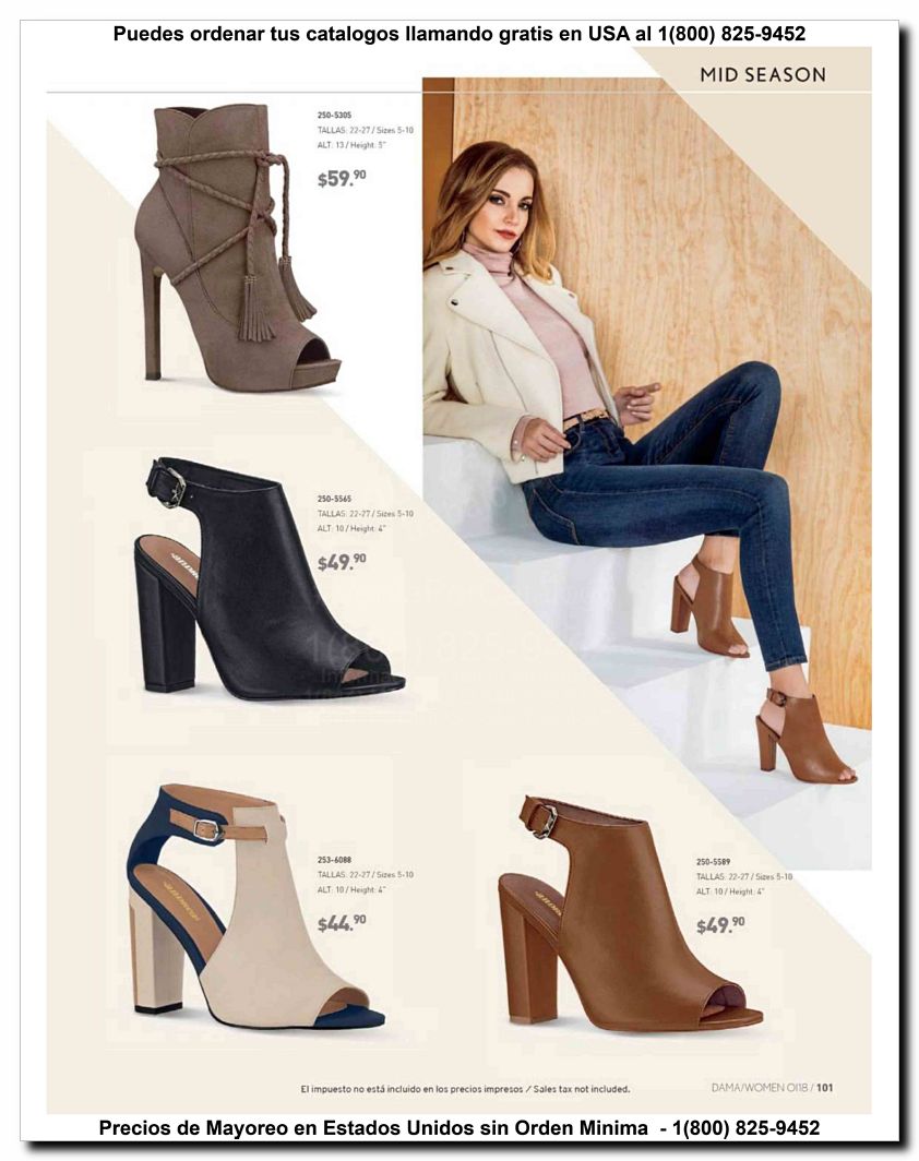 Llamanos al 1(800) 825-9452<br>Catalogos USA<br>(101 of 187)