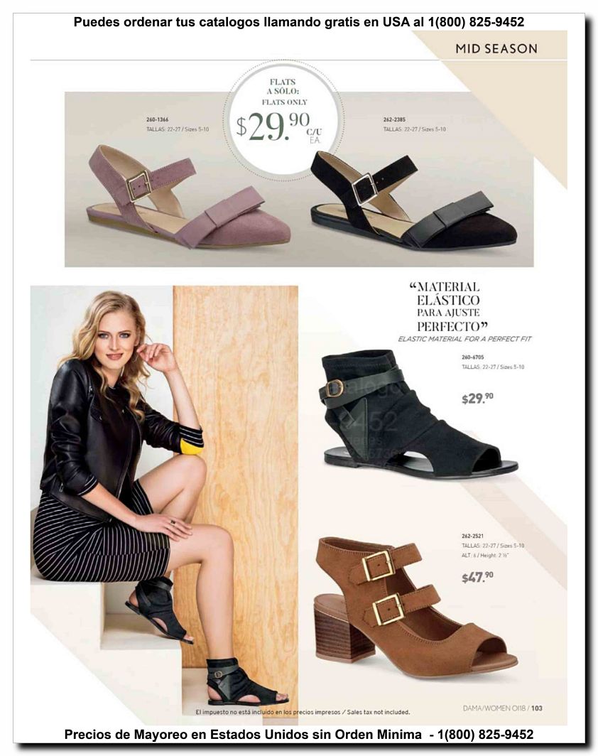 Llamanos al 1(800) 825-9452<br>Catalogos USA<br>(103 of 187)
