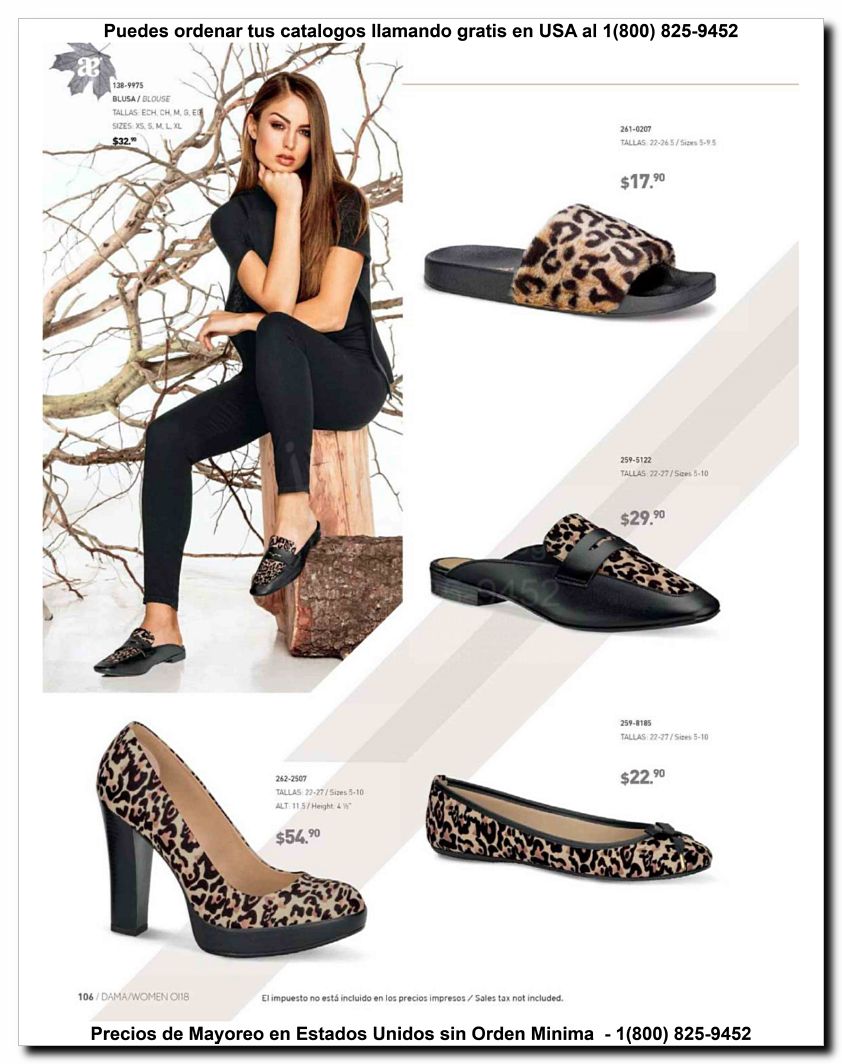 Llamanos al 1(800) 825-9452<br>Catalogos USA<br>(106 of 187)