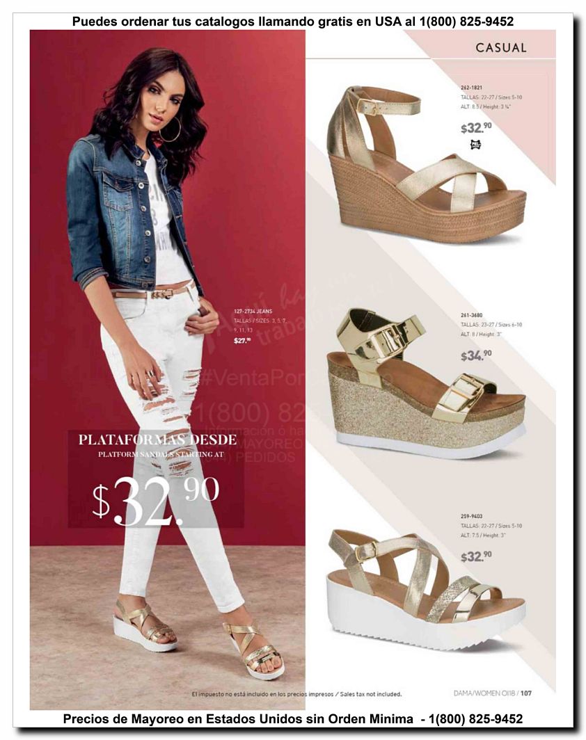 Llamanos al 1(800) 825-9452<br>Catalogos USA<br>(107 of 187)