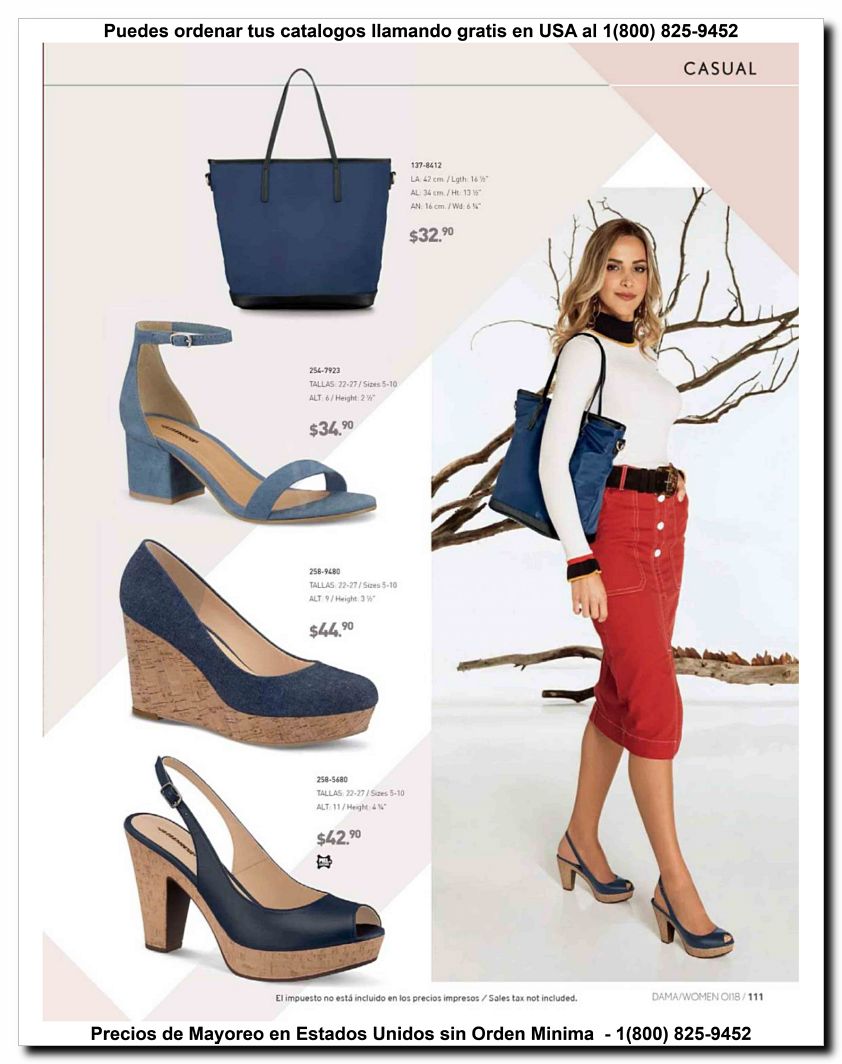 Llamanos al 1(800) 825-9452<br>Catalogos USA<br>(111 of 187)