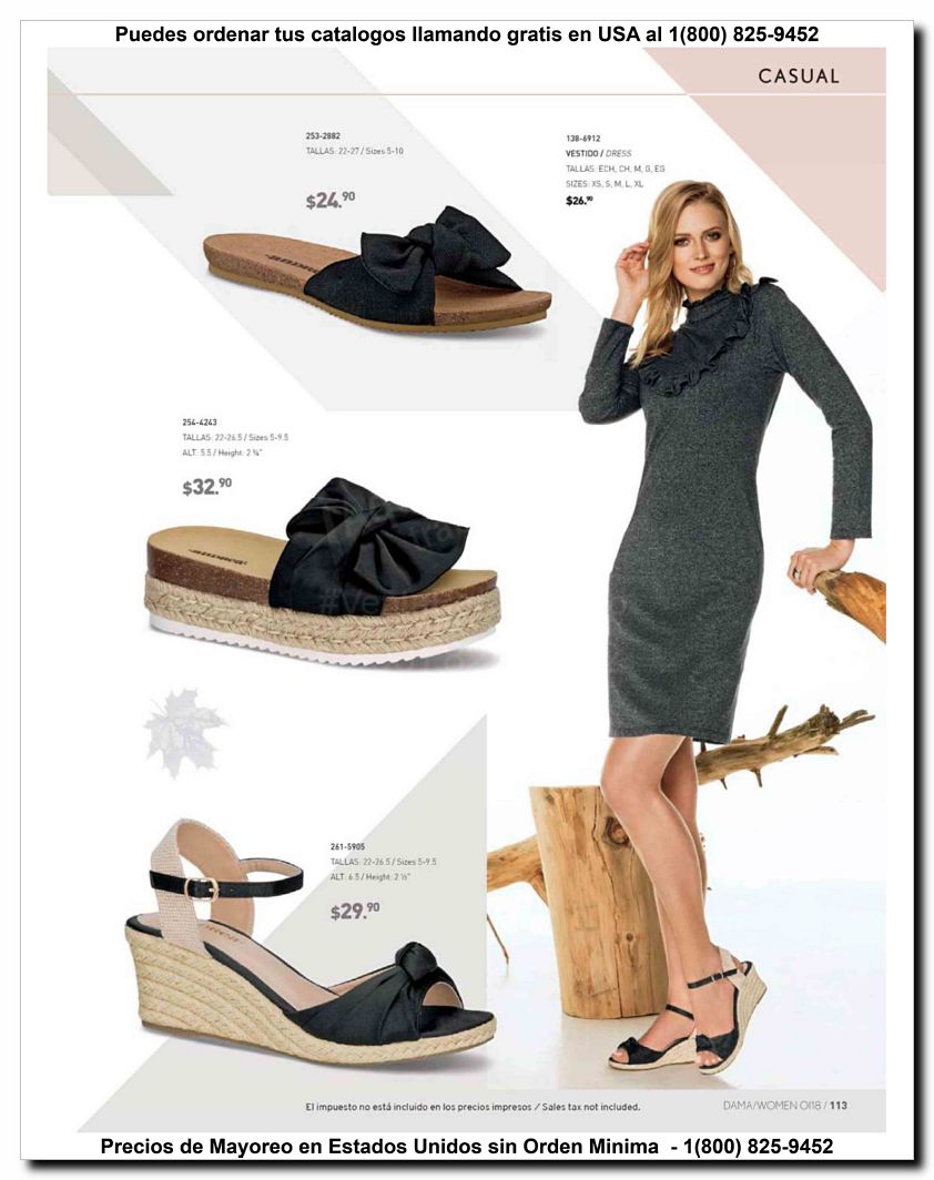Llamanos al 1(800) 825-9452<br>Catalogos USA<br>(113 of 187)