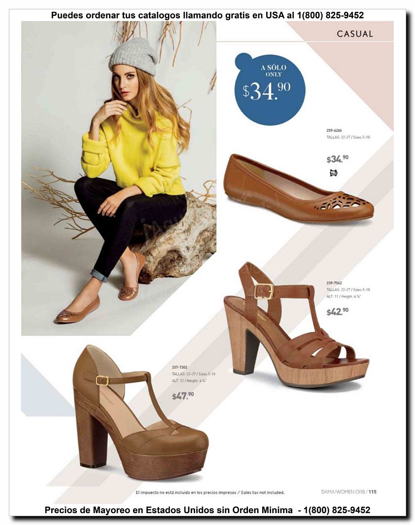 Llamanos al 1(800) 825-9452<br>Catalogos USA<br>(115 of 187)