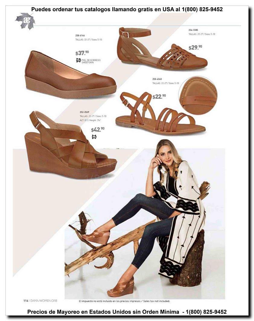 Llamanos al 1(800) 825-9452<br>Catalogos USA<br>(116 of 187)