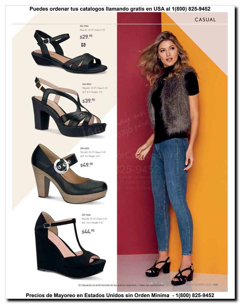 Llamanos al 1(800) 825-9452<br>Catalogos USA<br>(119 of 187)