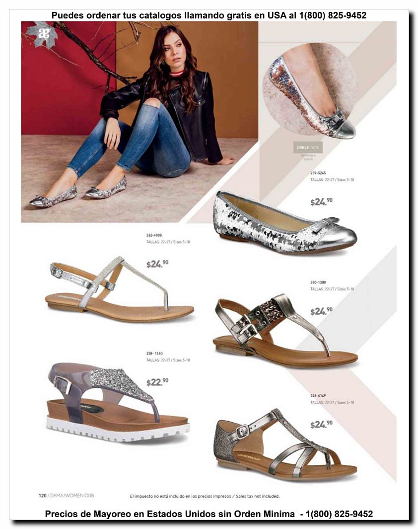 Llamanos al 1(800) 825-9452<br>Catalogos USA<br>(120 of 187)