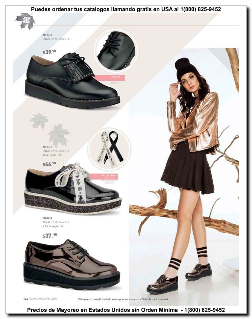 Llamanos al 1(800) 825-9452<br>Catalogos USA<br>(124 of 187)