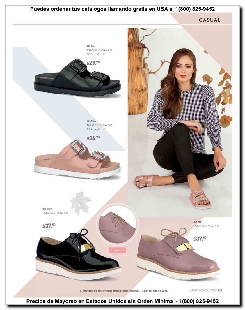 Llamanos al 1(800) 825-9452<br>Catalogos USA<br>(125 of 187)