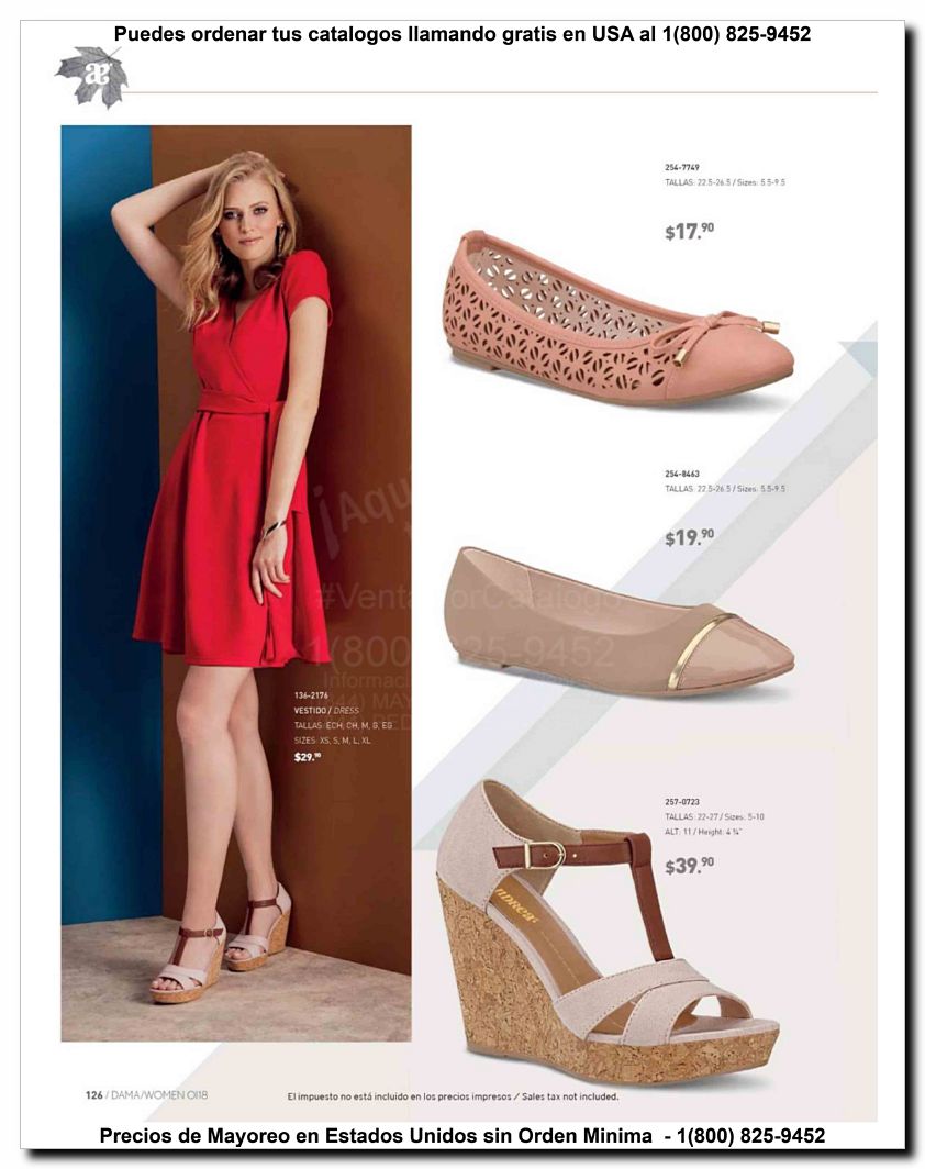 Llamanos al 1(800) 825-9452<br>Catalogos USA<br>(126 of 187)