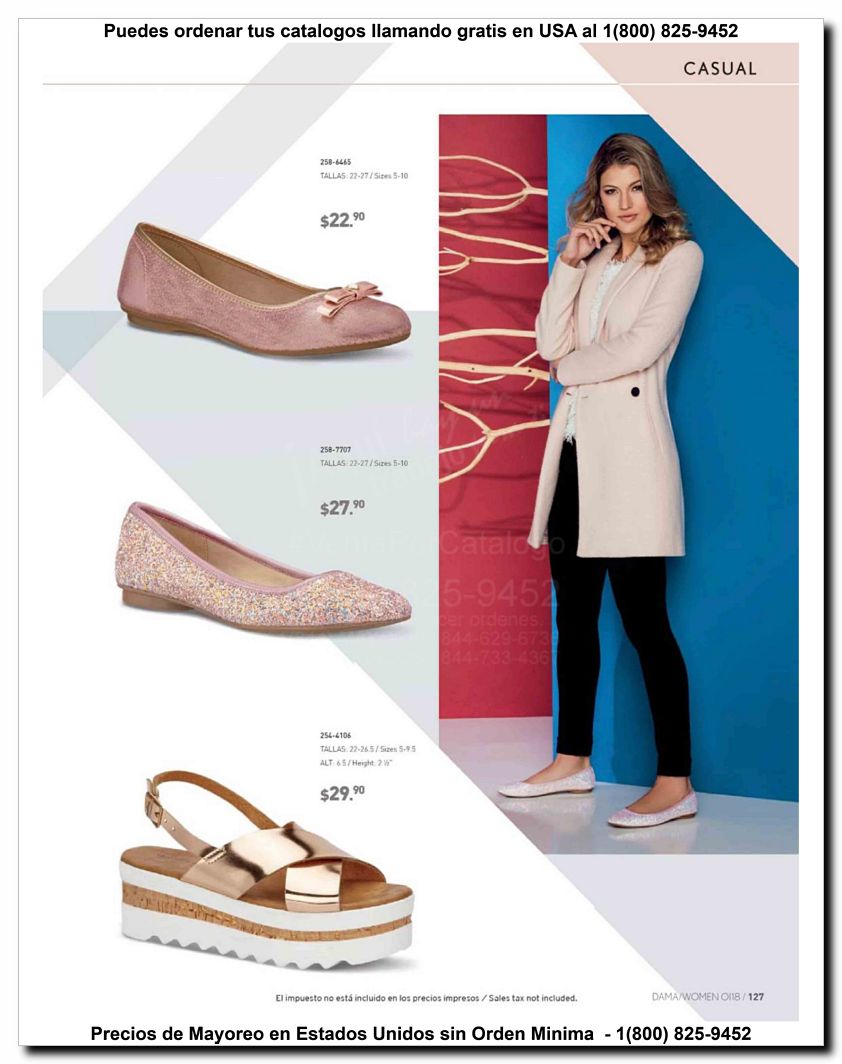 Llamanos al 1(800) 825-9452<br>Catalogos USA<br>(127 of 187)