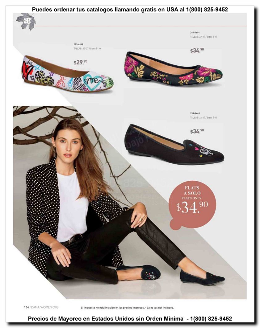 Llamanos al 1(800) 825-9452<br>Catalogos USA<br>(134 of 187)