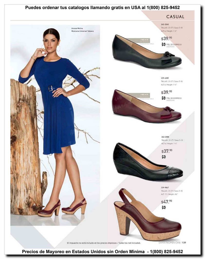 Llamanos al 1(800) 825-9452<br>Catalogos USA<br>(139 of 187)