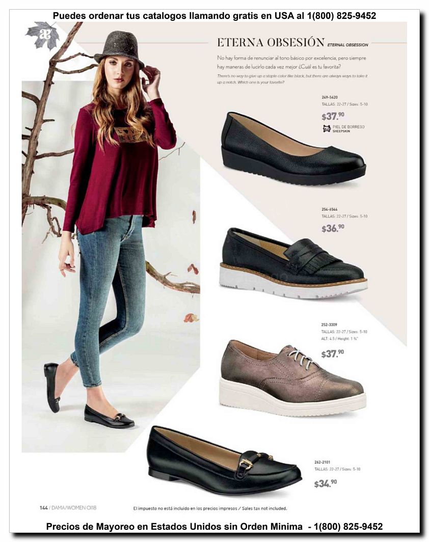 Llamanos al 1(800) 825-9452<br>Catalogos USA<br>(144 of 187)